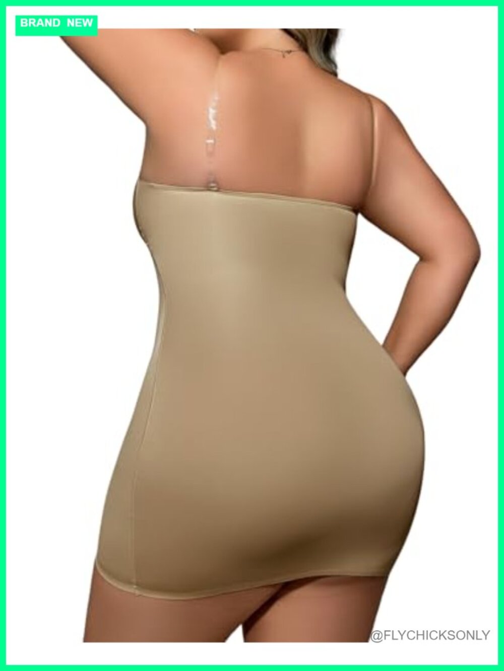 Seamless Full Body Shaper Tummy Control Bodysuit Shapewear Under Dress with - Picture 2 of 6